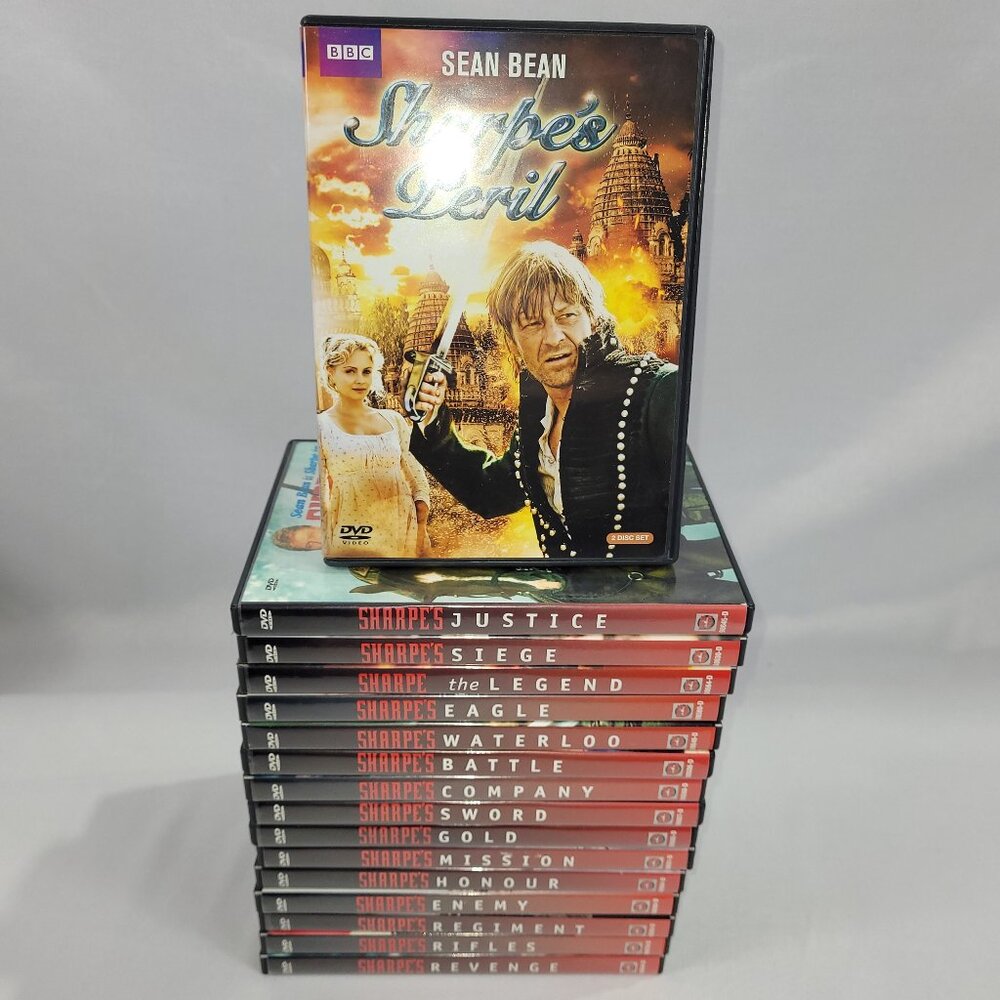 Sharpe's Box Set 16 DVD From Wooden Crate Complete BBC Series